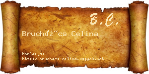 Bruchács Celina névjegykártya